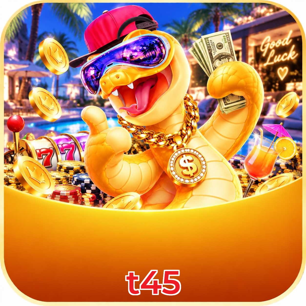 App t45 com catálogo premium, PIX e suporte 24/7